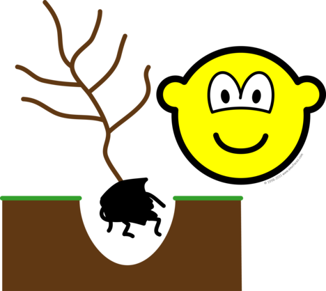 Tree planting buddy icon